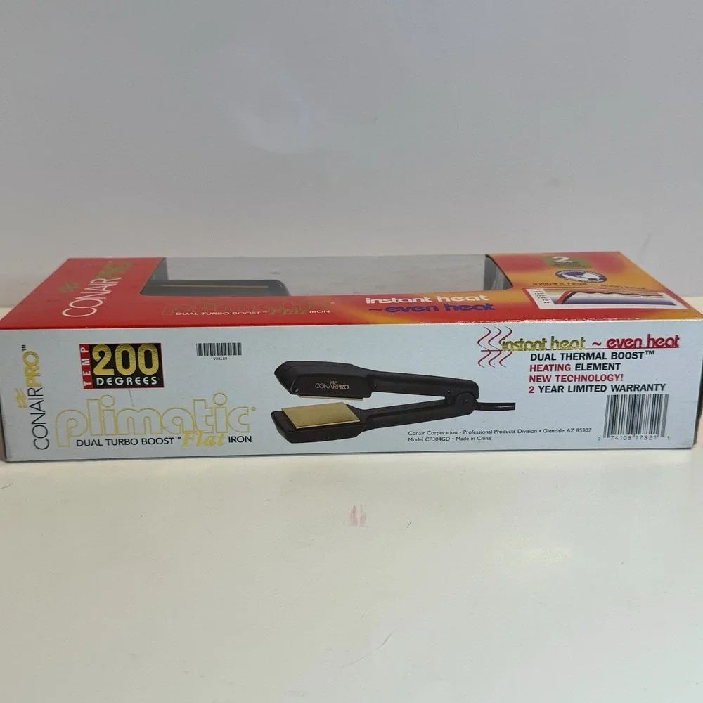 ConairPro‎ Plimatic Instant Heat Dual Thermal Boost Straightener Flat Iron